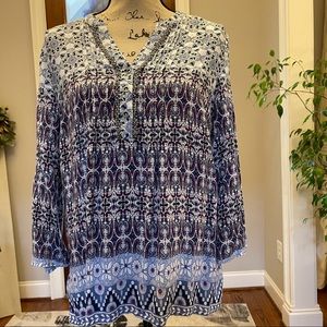 Dress barn peasant top